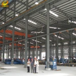 Self square fiberglass storage shed steel building