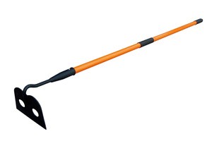 SH002 garden rake with long fiberglass handle
