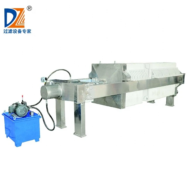 Shanghai Dazhang Automatic S.S. plate and frame filter press machine for milk press filter machine