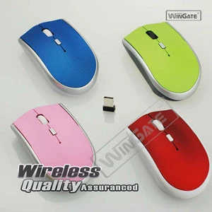 Silent Custom design USB 2.4ghz USB wireless optical mouse