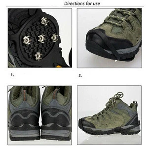 Silicone Anti Slip Shoes Cover /CE Non-slip Crampons /Anti-Slip Ice Cleats