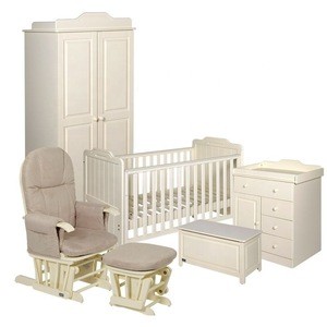 Simple design wooden baby mobile carry cot for babies bedroom furniture sets