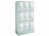 SJZY69 Stainless Steel hospital Wardrobe with Nine Units for Changing Clothes