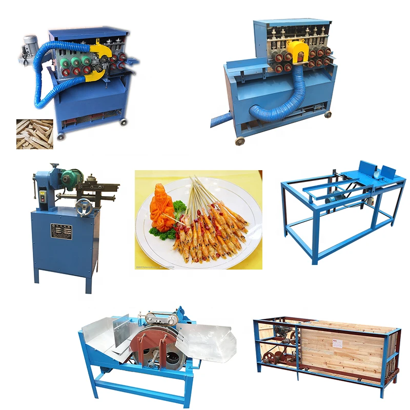 Skewer making machine for barbecue matches making machine wooden stick