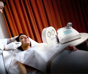 skin lifting machine rf beauty salon equipment Italy made with 3 functions (oxygen, rf, colors)