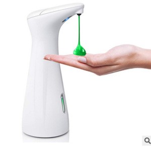 Small Household Table Top 300ml ABS Plastic Battery Operated Auto Sensor Liquid Soap Dispenser