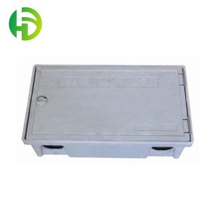 SMC Anti theft insulation water meter well cover electrical cabinet green water meter box