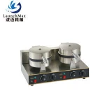 Snack equipment thermostat control stainless steel electric egg waffle maker