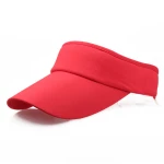 Soft Outdoor Wide Long Bill Polyester Blank Sport UV Protection Sun Visor Cap Hat