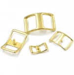 Solid Brass Conway Buckle Halter Harness Horse Bridle Tack Strap Belt Equestrian Hardware