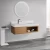 Import Solid Surface Sink Customized design CUPC basin bathroom furniture cabinet from China