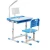 Import solid wood kids study table and chair foldable children study table with shelf from China