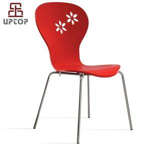 (SP-BC190) Modern cafeteria furniture carved plywood canteen chair