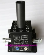 Special Effect party fog Metal Cannon DMX DJ Equipment led Cryo smoke co2 jet machine for Night Club Stage Show