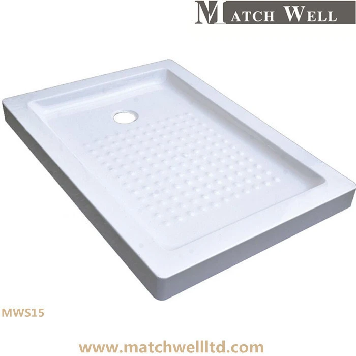 square acrylic abs deep shower tray in custom size for shower room