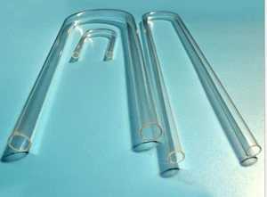 STA 1200C U bend quartz glass tube for Lab Experiment