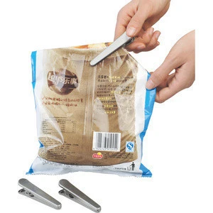 Stainless steel bag clip resealable food bag sealing clip