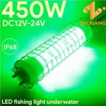 Stainless steel case Fishing Light DC12V Led Fishing Light Green White Led Light Fishing
