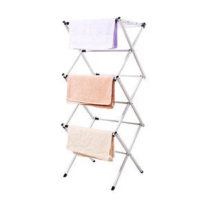 Stainless Steel Clothes Drying Rack Cloth Dryer Hanger Stand Folding Laundry  Clothes Hanger Rack