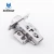 Import Stainless steel damping hydraulic buffer hinge kitchen cabinet door hardware adjustable angle hinge factory from China