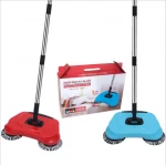 Stainless Steel Sweeping Machine Push Type Hand Push Magic Broom Dustpan Handle Household Cleaning Package Hand Push Sweeper mop
