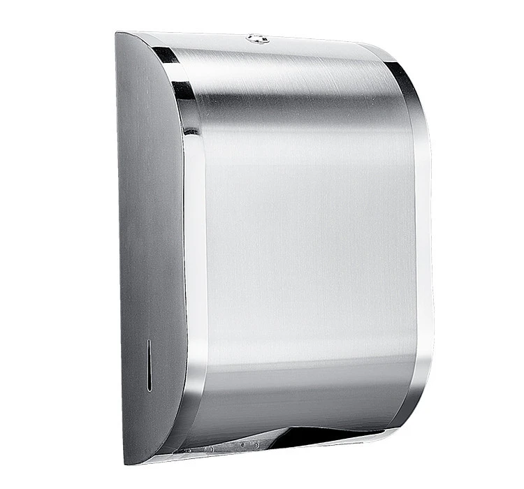 stainless steel wall mounted paper towel dispenser