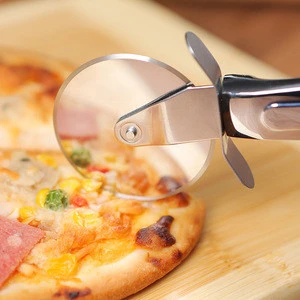 Stainless Steel Wheels Cutters Slicer Blade Grip Multifunction High Quality Cake Pizza Cutters