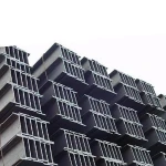 Steel structural prefabricated hot dipped galvanize I section steel h beam price