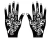 Import Stencils for Henna Tattoos Self-Adhesive Beautiful Body Art Temporary Tattoo Templates from China