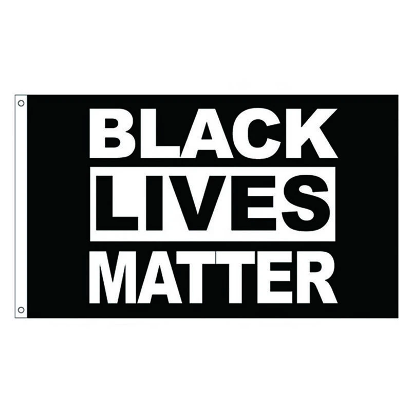 Stock large quantity BLM flags ready to Ship Wholesale 3&#x27;x5&#x27; Poly Flag of Black Lives Matter