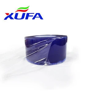 stretch film roll soft blue PVC for packing mattress and furniture