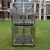Strong collapsible modular welded dog cage , custom foldable stainless steel dog cage with wheels