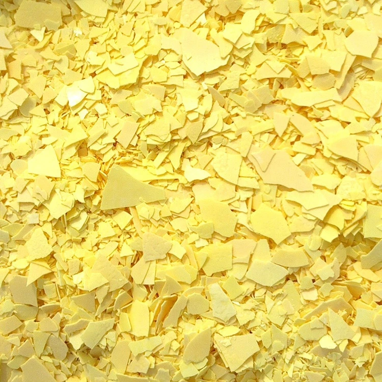 Sulphur dyes use 60% yellow flakes sodium sulphide