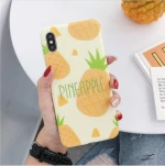 Summer Avocado pineapple fruit phone case back cover for iPhone X XR XS Max 8 7 PLUS