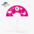 Import summer hand craft plastic hand fan with your design from China