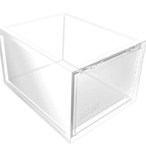SupBro Factory Direct Sale Plastic Transparent Sports Shoe Storage Box