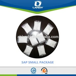 Super Absorbent Polymer SAP sachet with dissolved film pack