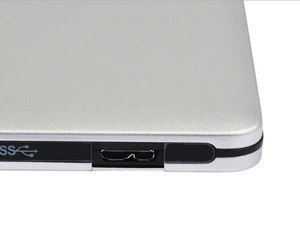 Super Slim 9.5mm USB 3.0 External aluminium DVD-RW/CD-RW Burner Recorder Optical Drive CD DVD Writer support windows10 tablet