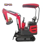 superior quality ME-10A driving shed mini crawler excavator