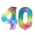 Suppliers 7 inch 40 inch letter Ballon decor wedding Birthday christmas Decoration foil balloon 4d number party balloon