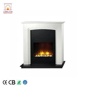 Surround style flame protect over heat freestanding electric fireplace