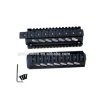 tactical 7 inch AR15 quad rail handguard with extension for hunting