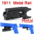 Import Tactical hunting accessories Tactical Picatinny Rail Metal lighting mount Adapter Fit 1911 Type Pistol from China