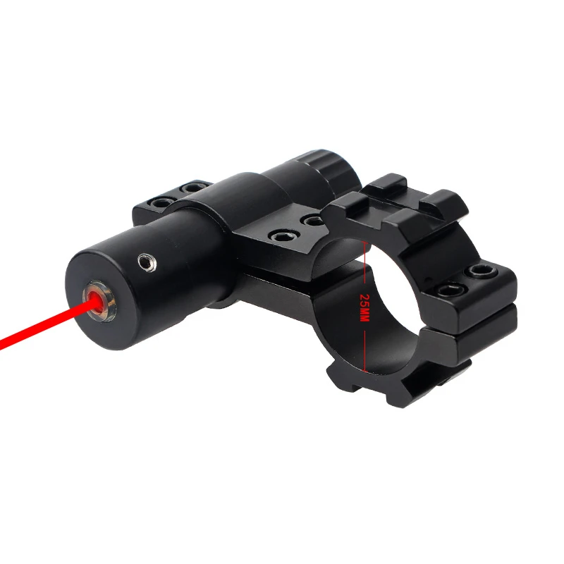 Tactical Mini Red Dot Laser Sight Airsoft Laser Pointer Fit Pistol Rifle Gun with Rail Mount