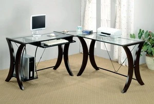 tempered computer desk/laptop desk with ANSI &amp; EN12150 certificate