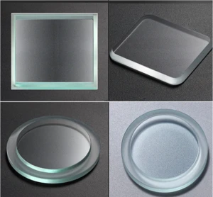 tempered step glass for light cover