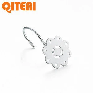 The latest flower curtain hardware accessories shower hooks