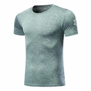 Top quality men t shirt tights fitness short sleeve men quick dry fit sportswear wholesale