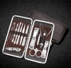 top selling 12pcs manicure tools set stainless steel nail clippers scissors beauty tools