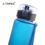 TOPKO 550ml leak proof custom logo BPA free plastic sports water bottle